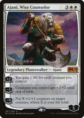 Ajani, Wise Counselor [Core Set 2019] | The Clever Kobold