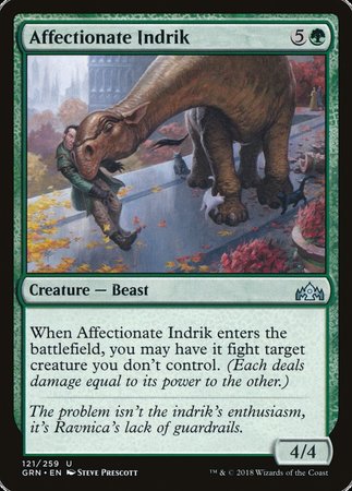 Affectionate Indrik [Guilds of Ravnica] | The Clever Kobold