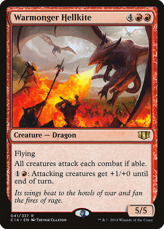 Warmonger Hellkite [Commander 2014] | The Clever Kobold