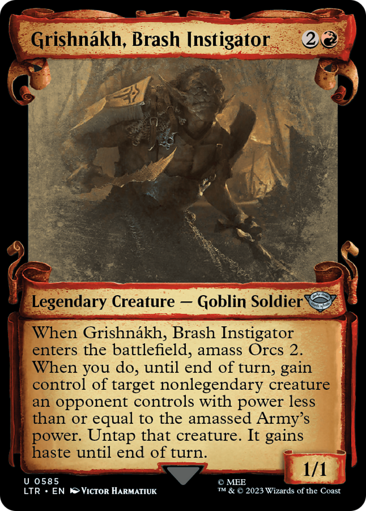 Grishnakh, Brash Instigator [The Lord of the Rings: Tales of Middle-Earth Showcase Scrolls] | The Clever Kobold