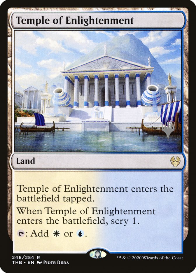 Temple of Enlightenment (Promo Pack) [Theros Beyond Death Promos] | The Clever Kobold