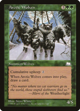 Arctic Wolves [Weatherlight] | The Clever Kobold