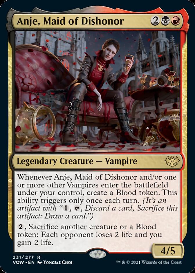 Anje, Maid of Dishonor [Innistrad: Crimson Vow] | The Clever Kobold