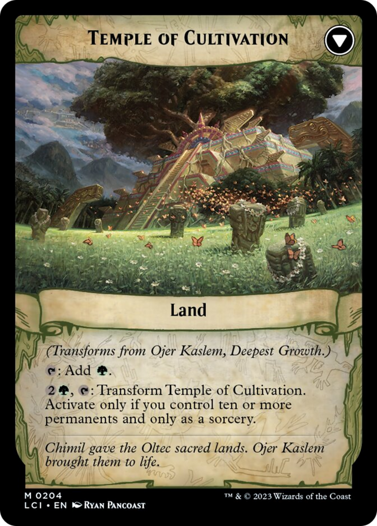 Ojer Kaslem, Deepest Growth // Temple of Cultivation [The Lost Caverns of Ixalan] | The Clever Kobold