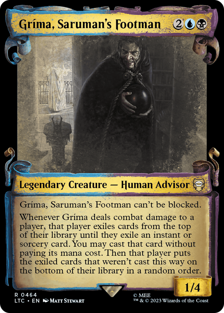 Grima, Saruman's Footman [The Lord of the Rings: Tales of Middle-Earth Commander Showcase Scrolls] | The Clever Kobold
