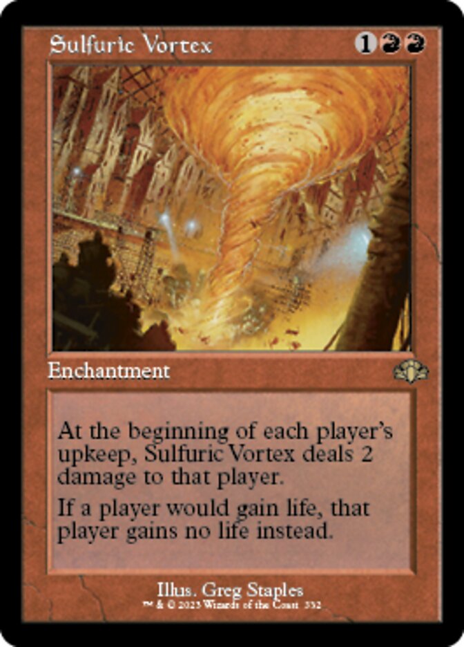 Sulfuric Vortex (Retro) [Dominaria Remastered] | The Clever Kobold