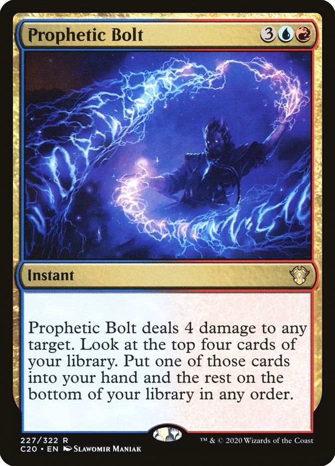 Prophetic Bolt [Commander 2020] | The Clever Kobold