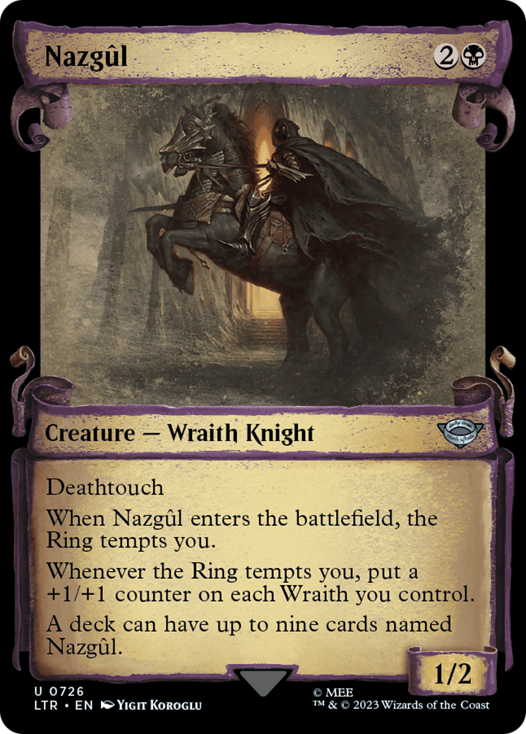 Nazgul (0726) [The Lord of the Rings: Tales of Middle-Earth Showcase Scrolls] | The Clever Kobold