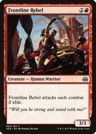 Frontline Rebel [Aether Revolt] | The Clever Kobold