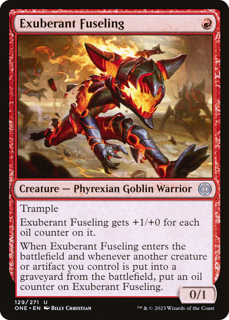 Exuberant Fuseling [Phyrexia: All Will Be One] | The Clever Kobold