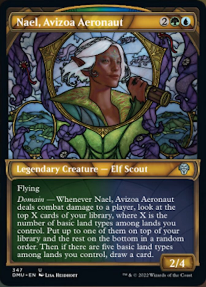 Nael, Avizoa Aeronaut (Showcase Textured) [Dominaria United] | The Clever Kobold