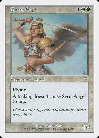 Serra Angel [Seventh Edition] | The Clever Kobold