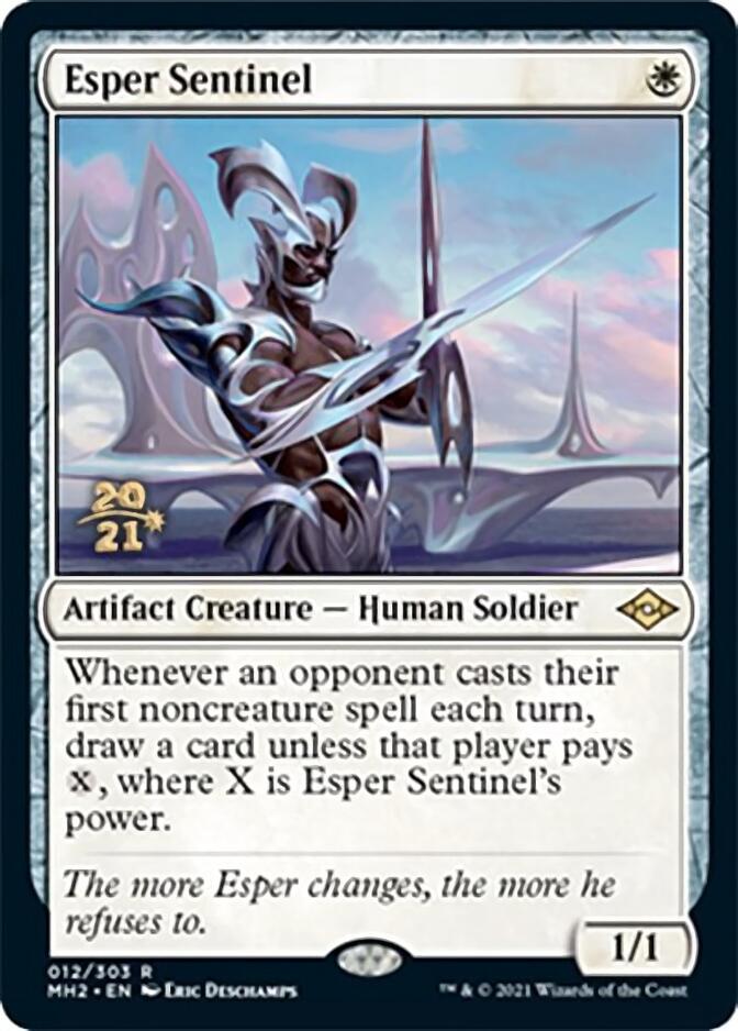 Esper Sentinel [Modern Horizons 2 Prerelease Promos] | The Clever Kobold