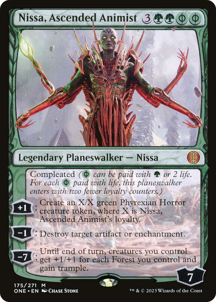 Nissa, Ascended Animist [Phyrexia: All Will Be One] | The Clever Kobold