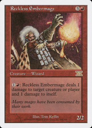 Reckless Embermage [Classic Sixth Edition] | The Clever Kobold