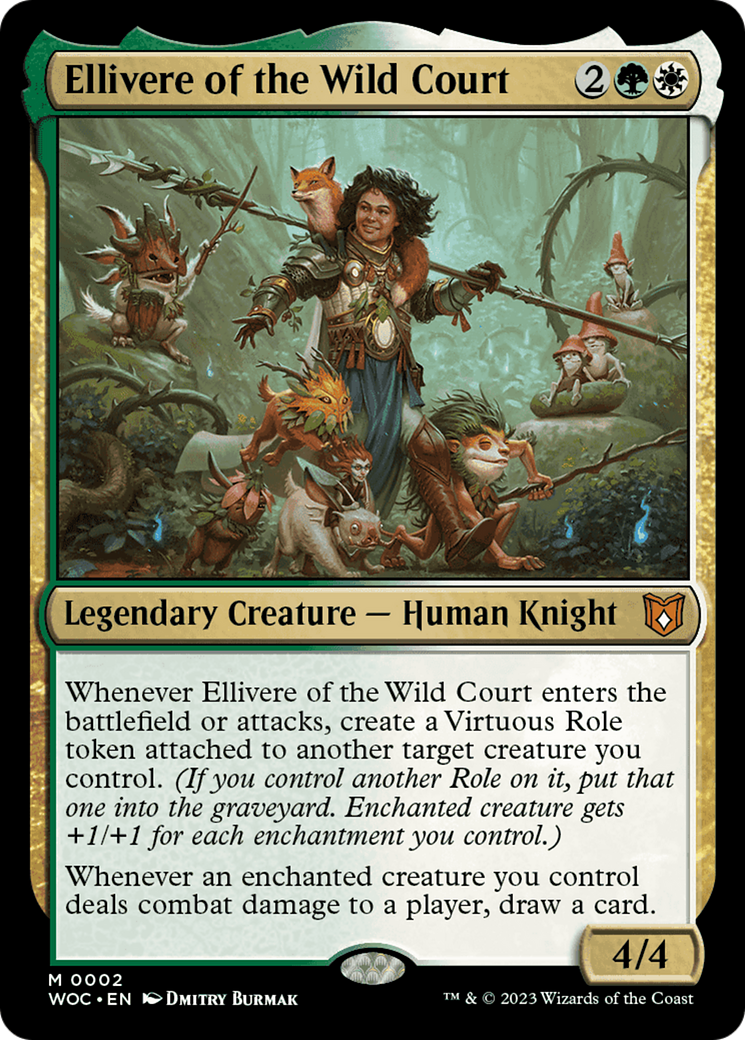 Ellivere of the Wild Court [Wilds of Eldraine Commander] | The Clever Kobold