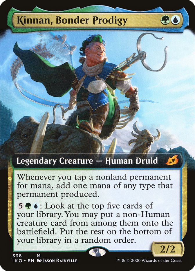 Kinnan, Bonder Prodigy (Extended Art) [Ikoria: Lair of Behemoths] | The Clever Kobold