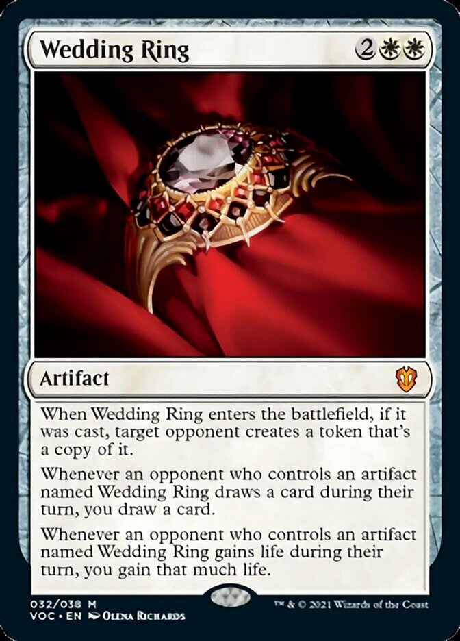 Wedding Ring [Innistrad: Crimson Vow Commander] | The Clever Kobold