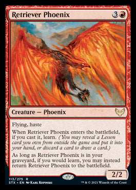 Retriever Phoenix [Strixhaven: School of Mages] | The Clever Kobold