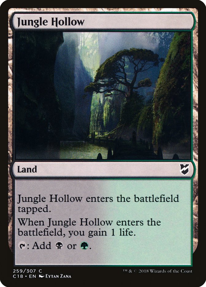 Jungle Hollow [Commander 2018] | The Clever Kobold