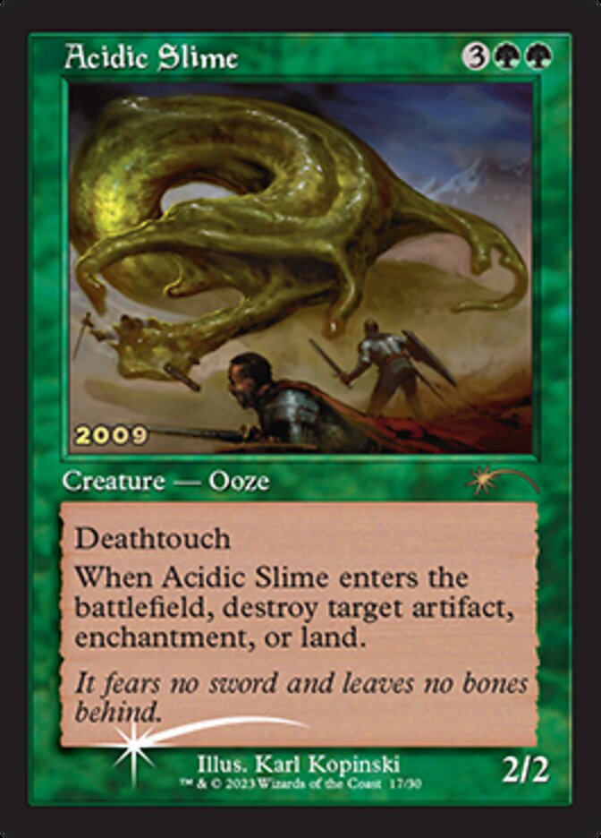 Acidic Slime [30th Anniversary Promos] | The Clever Kobold