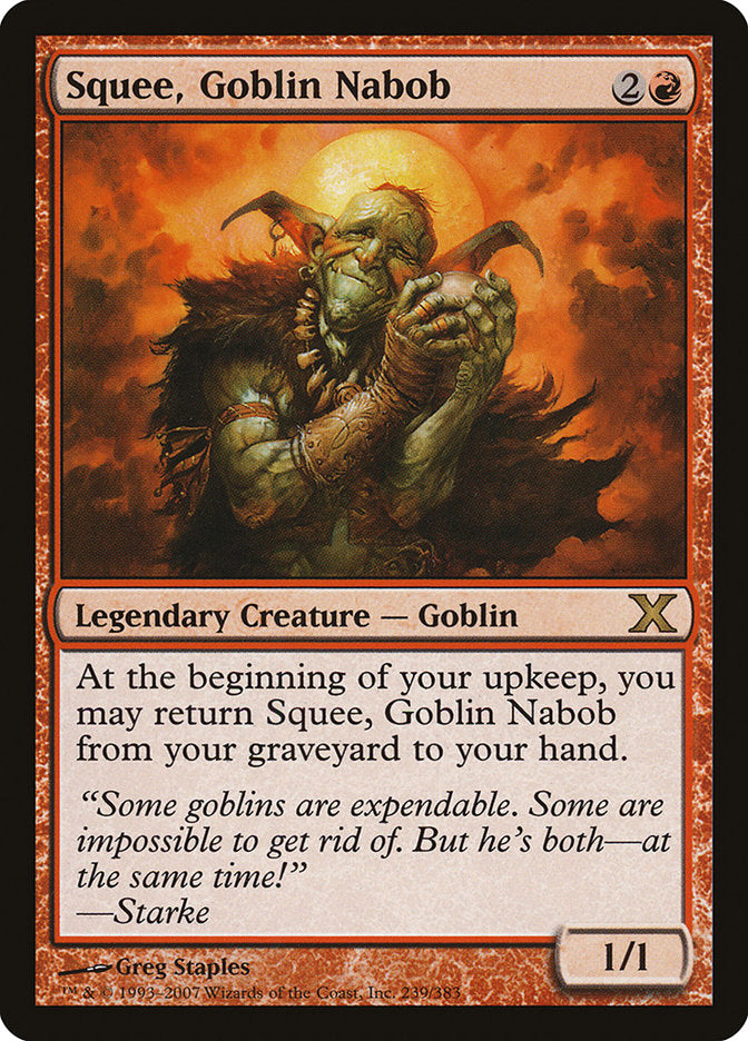 Squee, Goblin Nabob [Tenth Edition] | The Clever Kobold