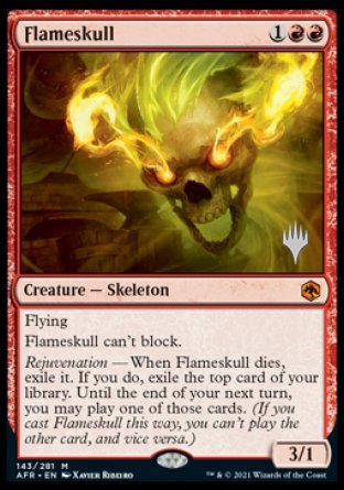 Flameskull (Promo Pack) [Dungeons & Dragons: Adventures in the Forgotten Realms Promos] | The Clever Kobold