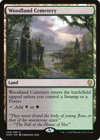 Woodland Cemetery [Dominaria] | The Clever Kobold