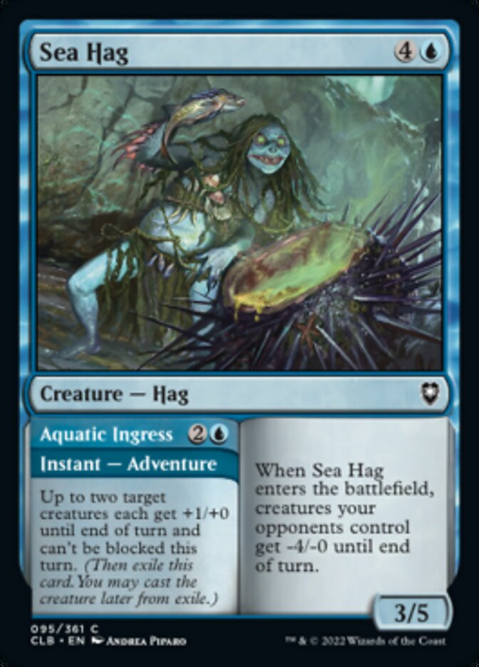 Sea Hag // Aquatic Ingress [Commander Legends: Battle for Baldur's Gate] | The Clever Kobold