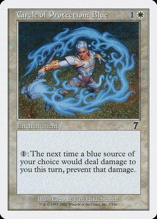 Circle of Protection: Blue [Seventh Edition] | The Clever Kobold