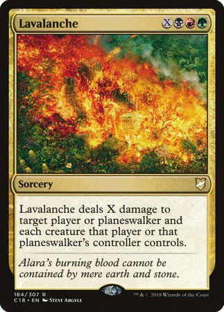 Lavalanche [Commander 2018] | The Clever Kobold