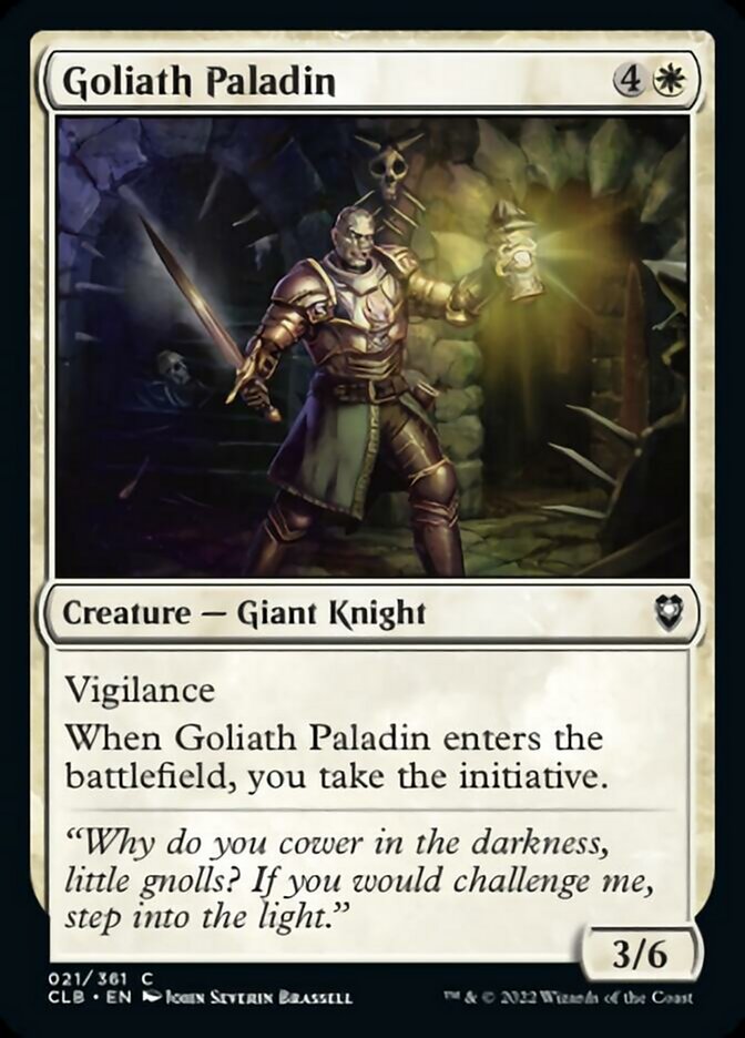 Goliath Paladin [Commander Legends: Battle for Baldur's Gate] | The Clever Kobold