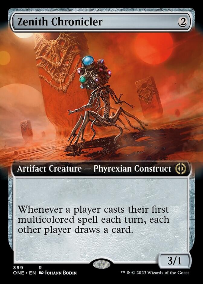 Zenith Chronicler (Extended Art) [Phyrexia: All Will Be One] | The Clever Kobold