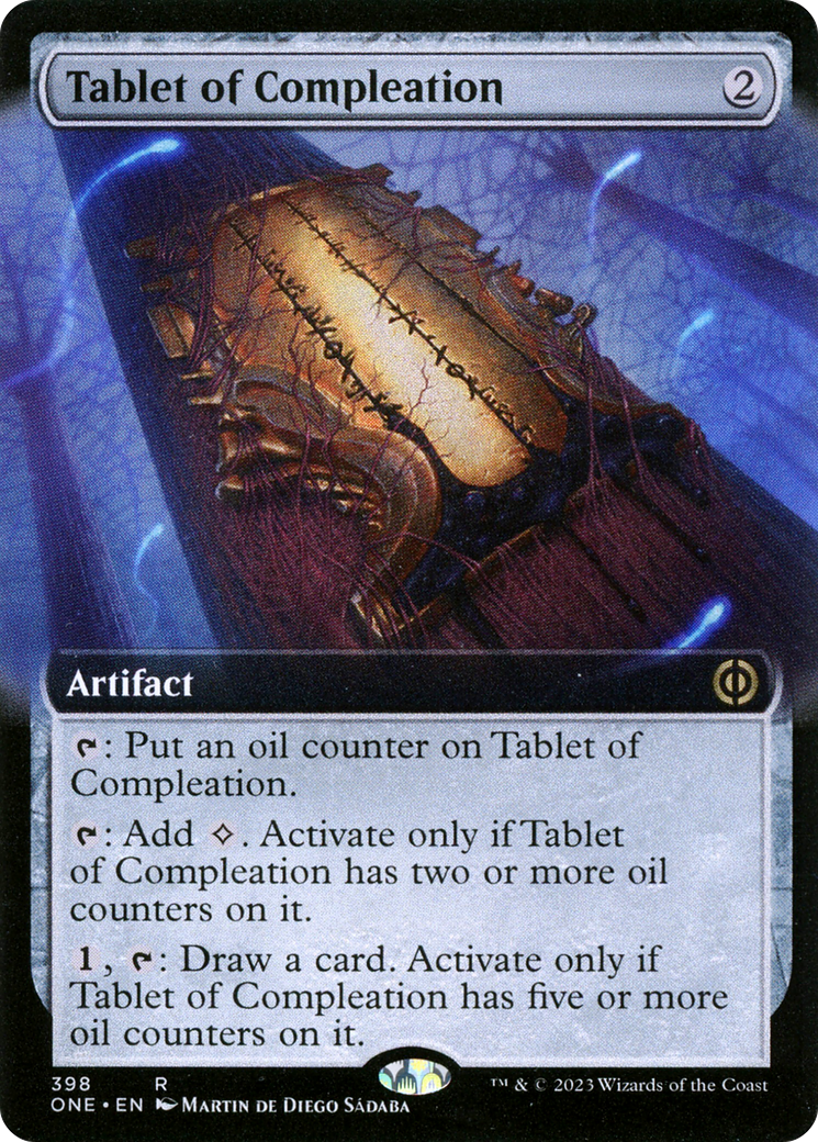 Tablet of Compleation (Extended Art) [Phyrexia: All Will Be One] | The Clever Kobold