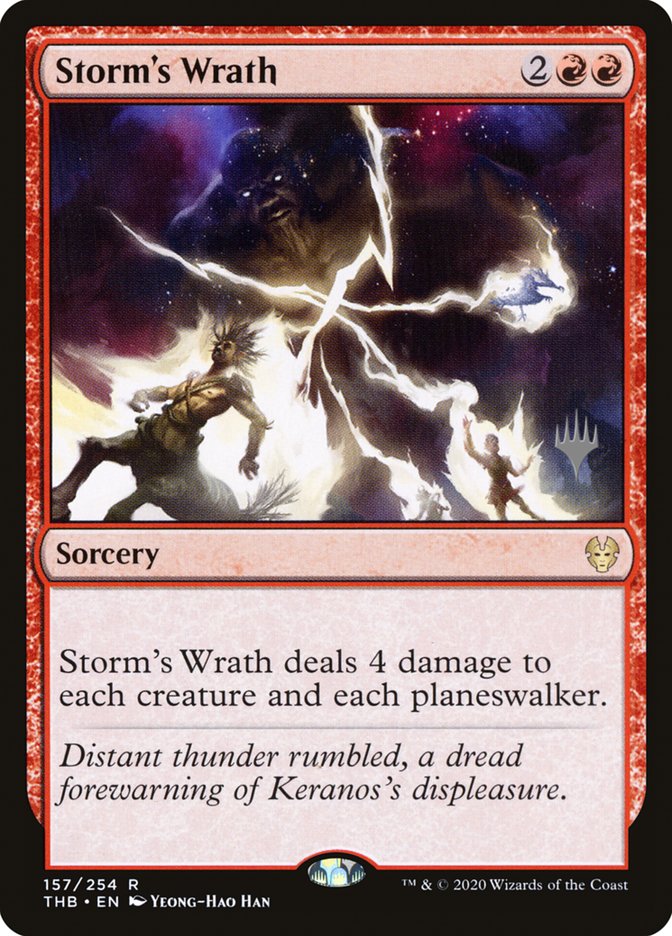 Storm's Wrath  (Promo Pack) [Theros Beyond Death Promos] | The Clever Kobold