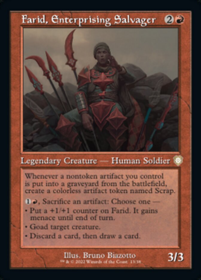 Farid, Enterprising Salvager (Retro) [The Brothers' War Commander] | The Clever Kobold