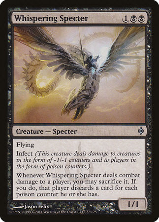 Whispering Specter [New Phyrexia] | The Clever Kobold