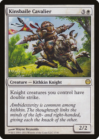 Kinsbaile Cavalier [Duel Decks: Knights vs. Dragons] | The Clever Kobold
