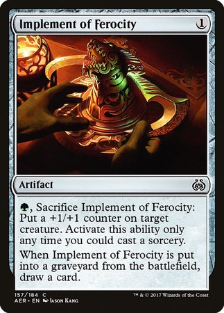 Implement of Ferocity [Aether Revolt] | The Clever Kobold