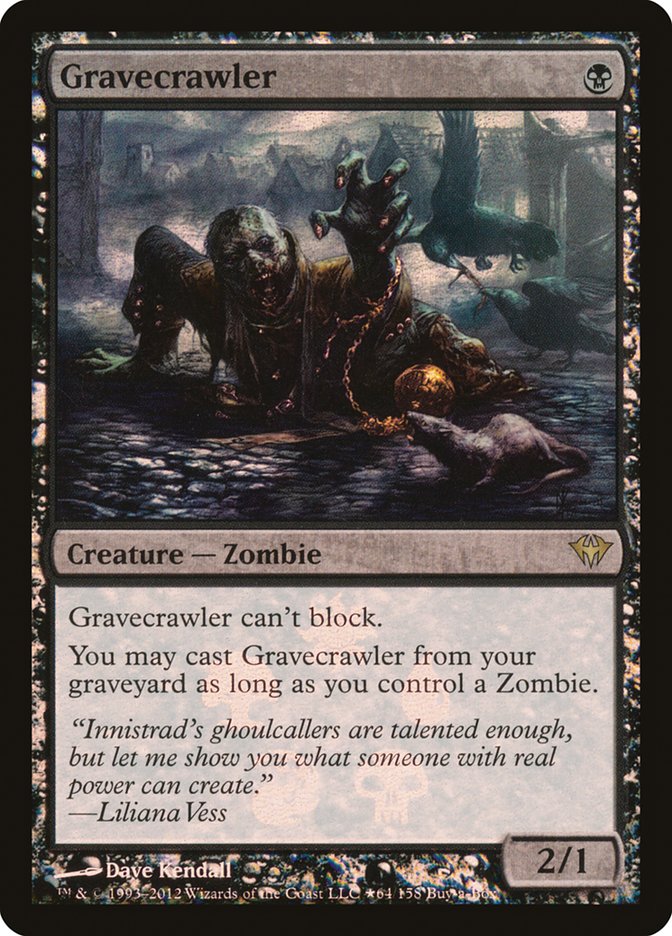 Gravecrawler (Buy-A-Box) [Dark Ascension Promos] | The Clever Kobold