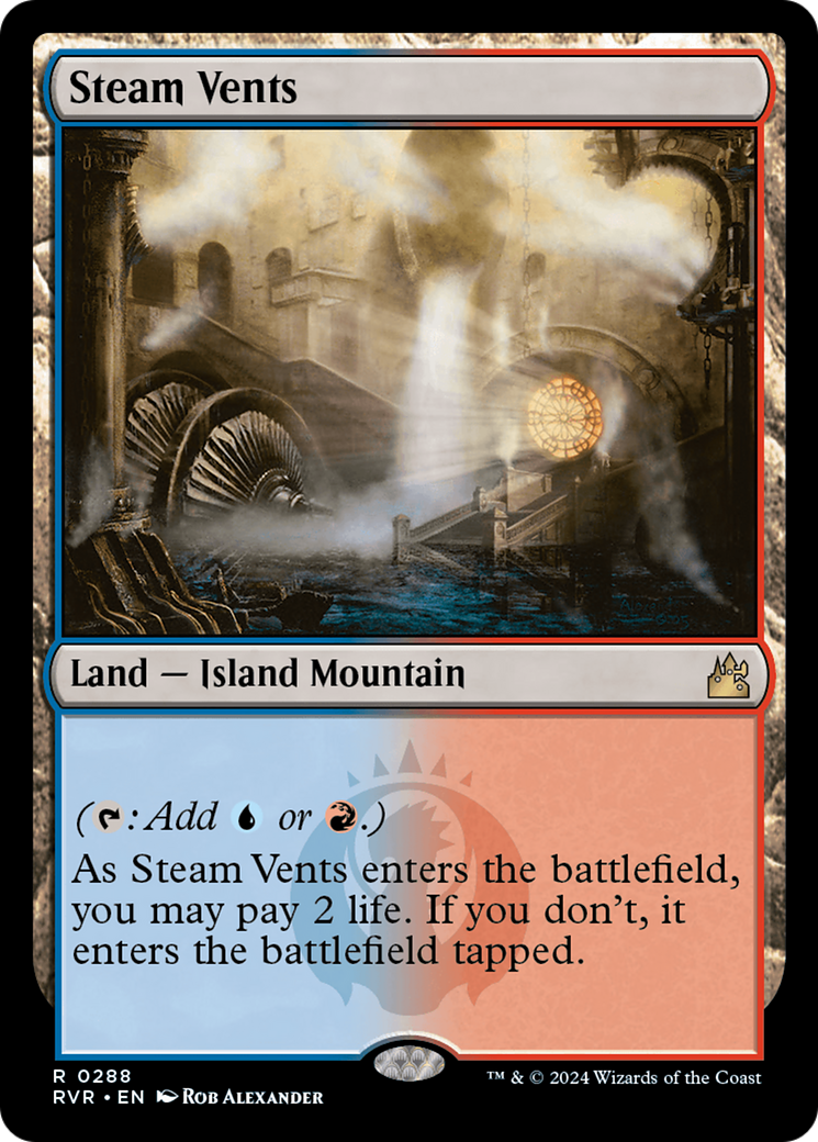 Steam Vents [Ravnica Remastered] | The Clever Kobold