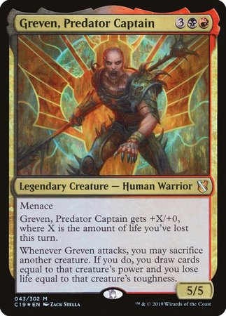 Greven, Predator Captain [Commander 2019] | The Clever Kobold