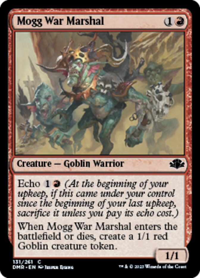 Mogg War Marshal [Dominaria Remastered] | The Clever Kobold