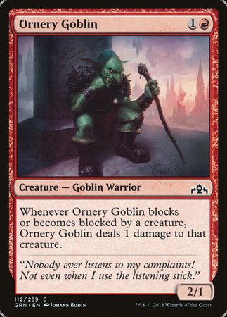 Ornery Goblin [Guilds of Ravnica] | The Clever Kobold