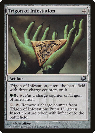 Trigon of Infestation [Scars of Mirrodin] | The Clever Kobold