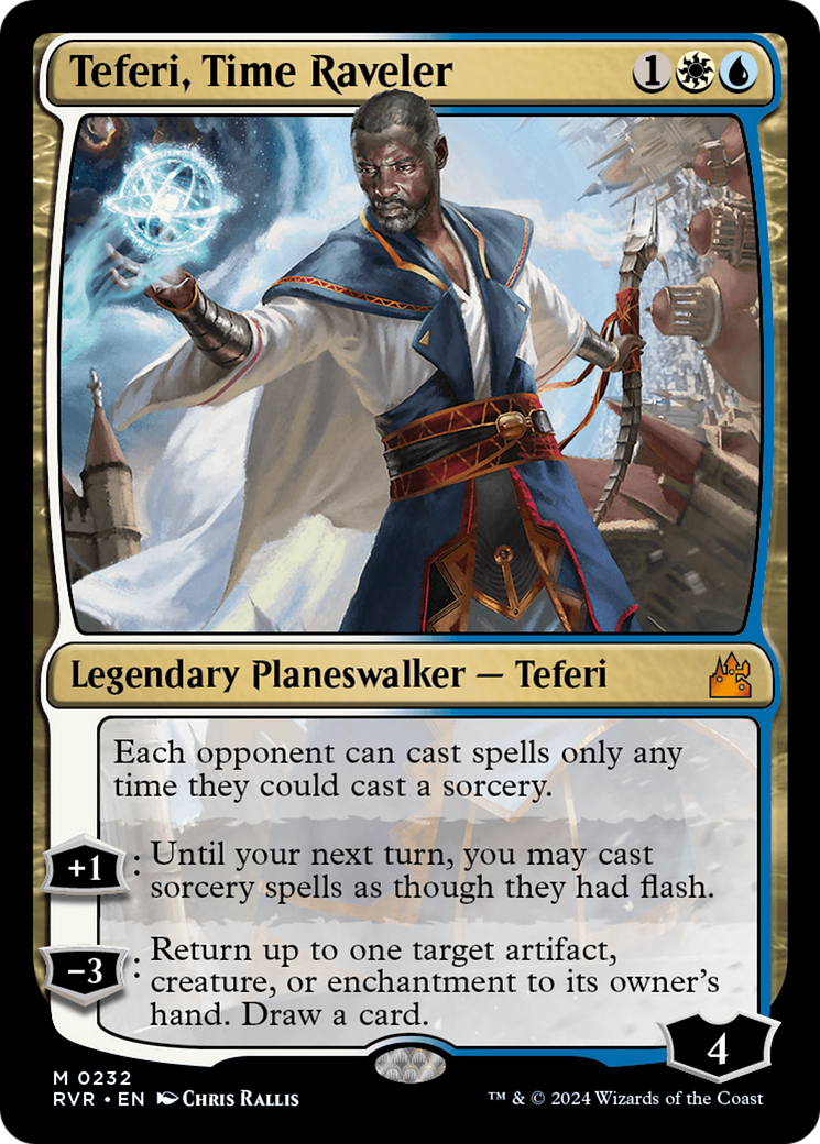 Teferi, Time Raveler [Ravnica Remastered] | The Clever Kobold