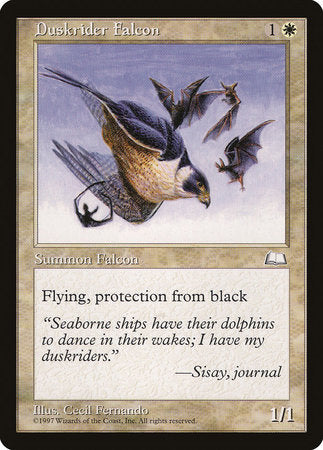 Duskrider Falcon [Weatherlight] | The Clever Kobold