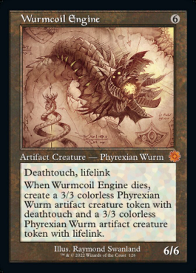 Wurmcoil Engine (Retro Schematic) [The Brothers' War Retro Artifacts] | The Clever Kobold