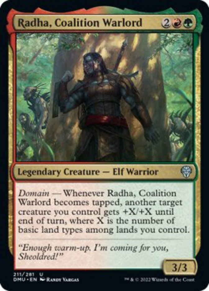 Radha, Coalition Warlord [Dominaria United] | The Clever Kobold