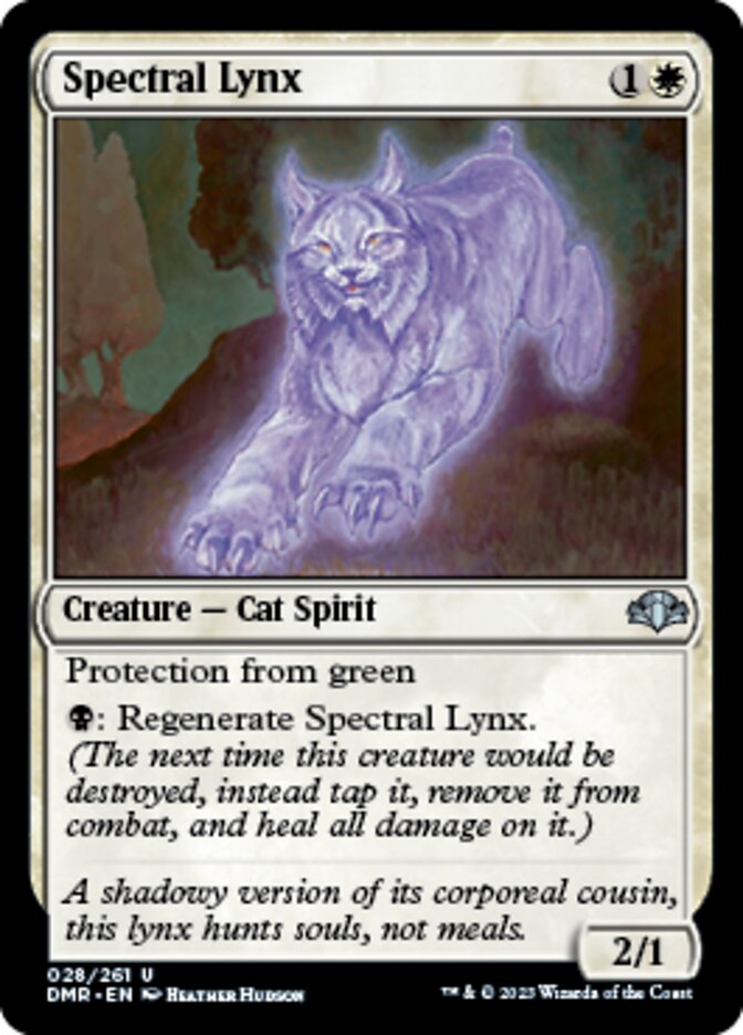 Spectral Lynx [Dominaria Remastered] | The Clever Kobold